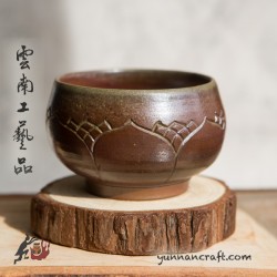 95ml Dai Tao Cup ( wood fired ) - Lotus